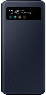 S View Wallet Cover для Samsung A41 (черный)